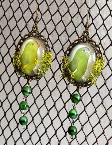Parrots (Bronze) | 2.5" long