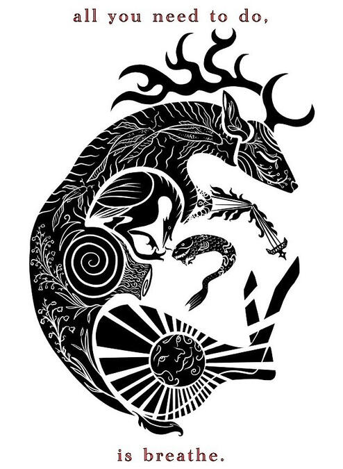 Breathe (b&amp;w) | 8x11 | Moab Bright paper w/ 1/2 inch white border