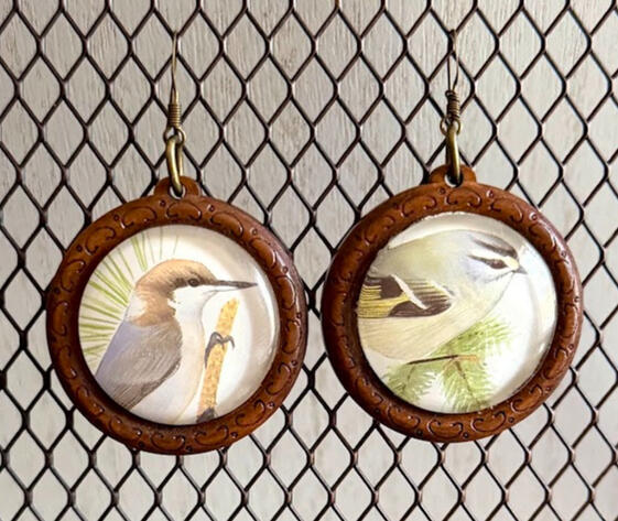 Bushtit & Pygmy Nuthatch | 1.5" long