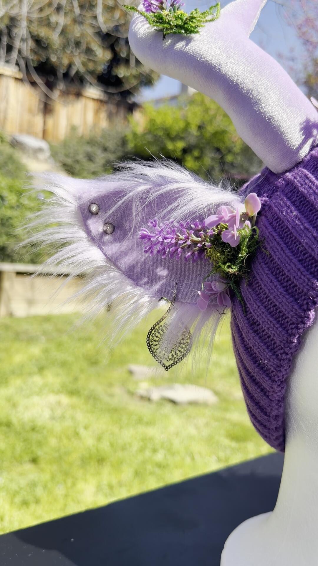 *This beanie is NOT waterproof due to the delicate nature of the silk butterflies. Silk butterflies by Uniqdots on Etsy!